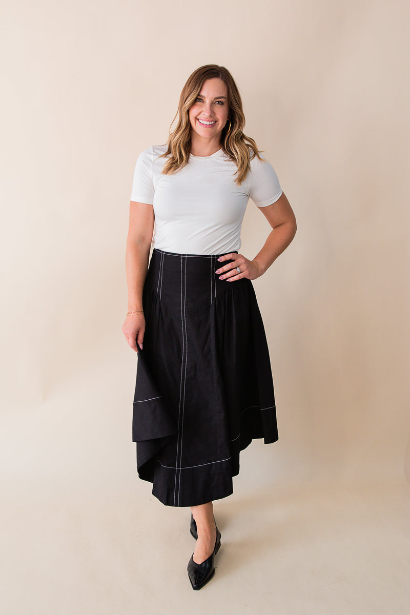 Whisper Hem Maxi Skirt