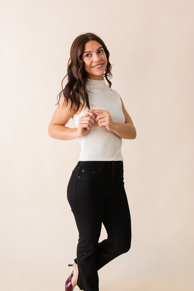 Downtown Mock Neck Top