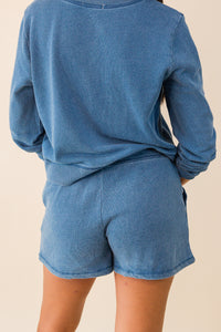 Daily Knit Denim Cardigan