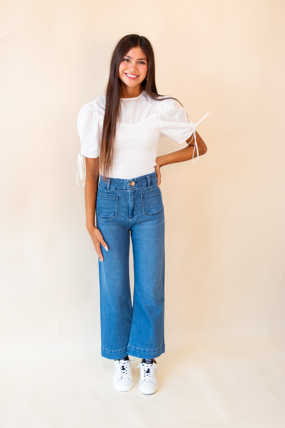Bleu De France Super High Rise Leg/Cropped 29