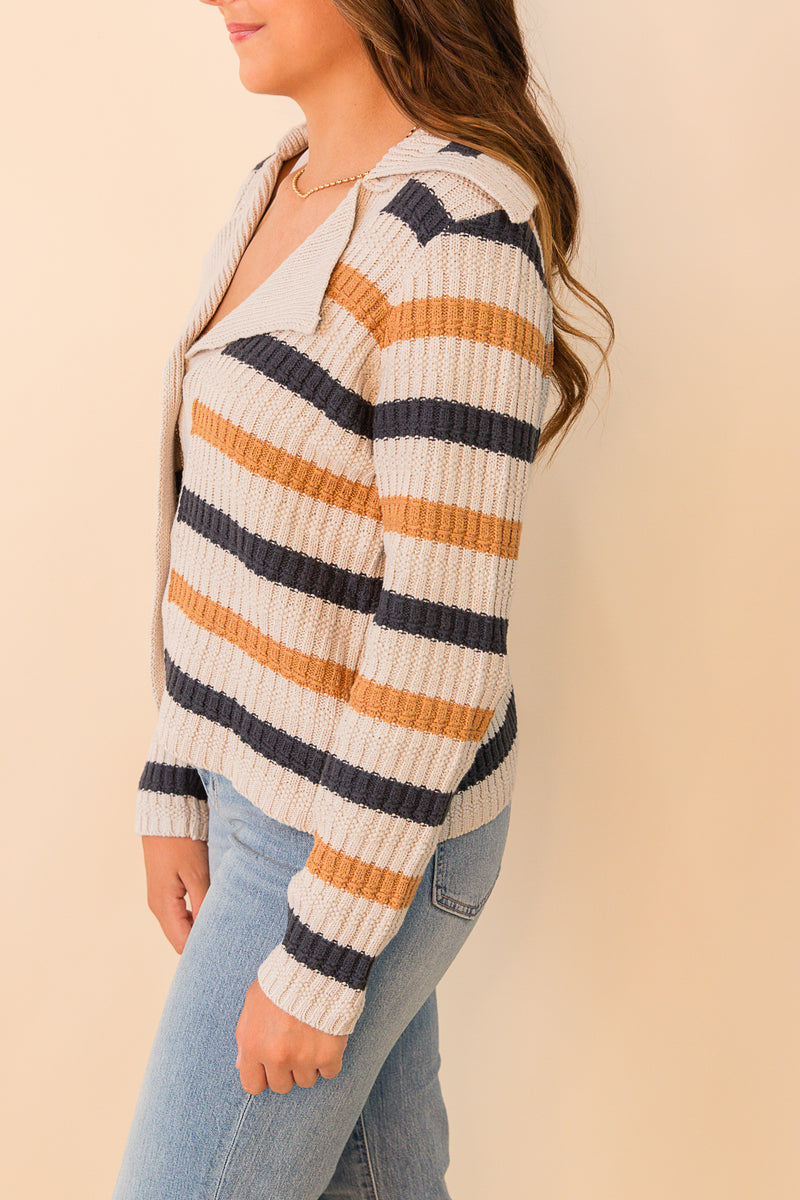 Coralie Stripe Cardigan