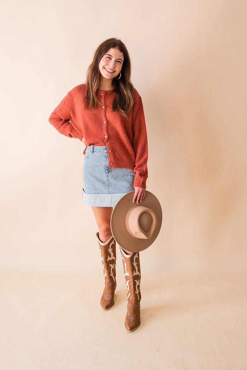 Mohair Sweater Cardigan