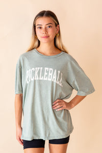 Mineral Washed Graphic Top