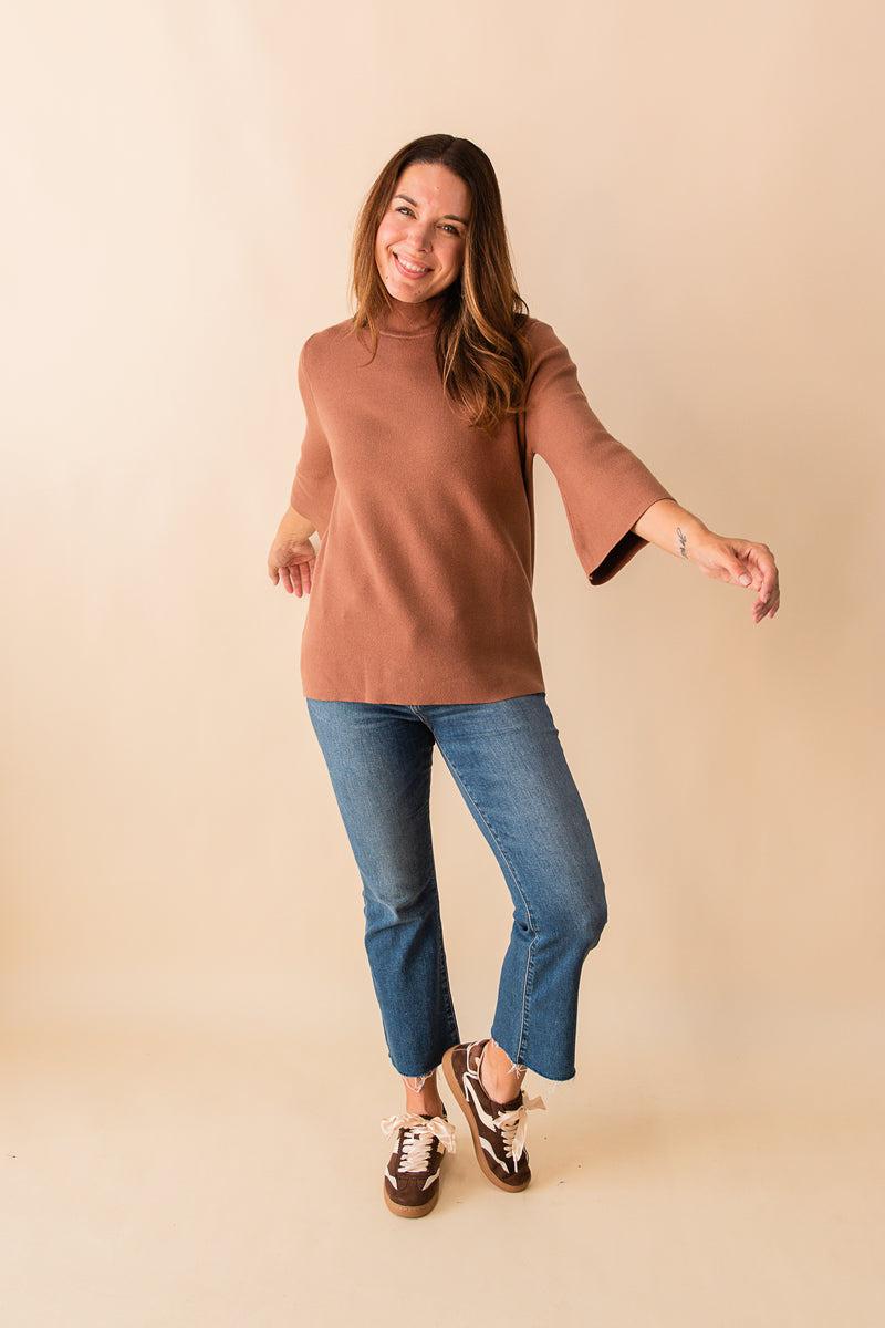 Allie Mock Neck Top