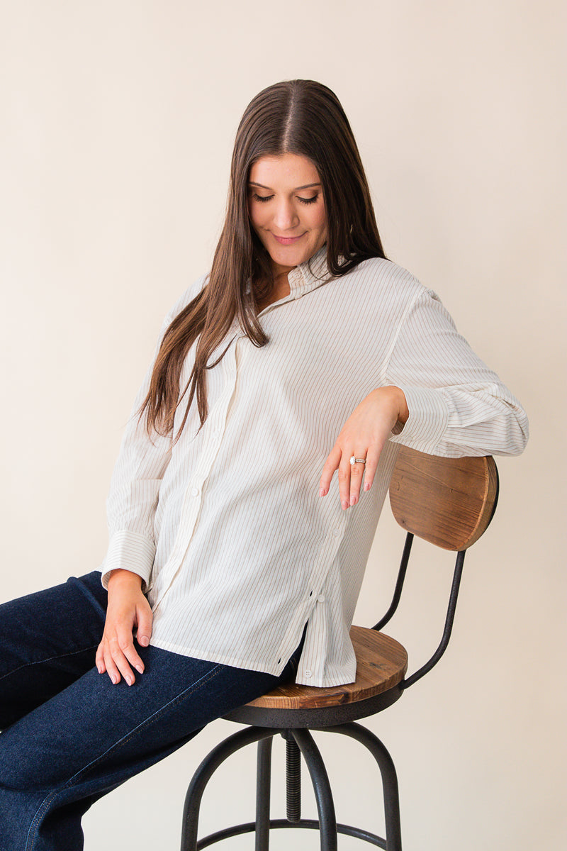 Mary Ellen Button Down