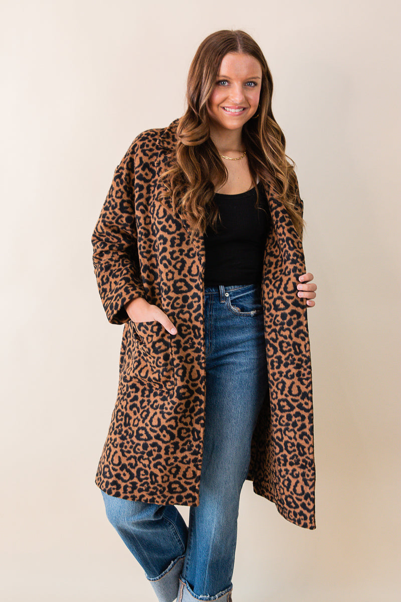 Animal Instinct Leopard Coat