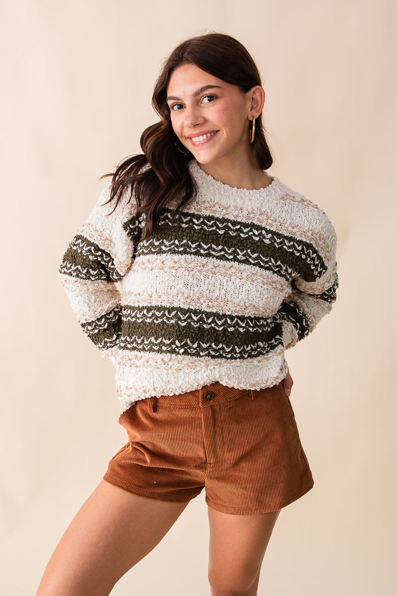 Loosen Up Striped Sweater