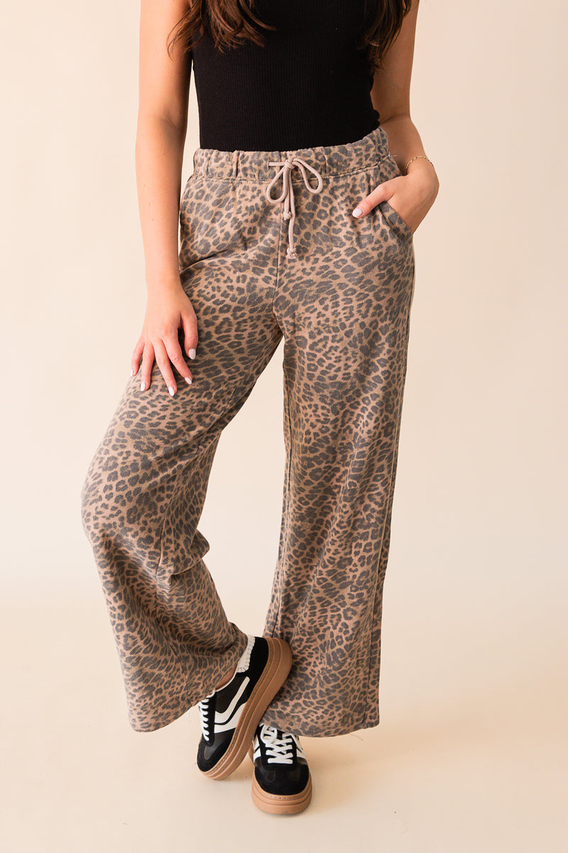 Hunter Leopard Knit Pant
