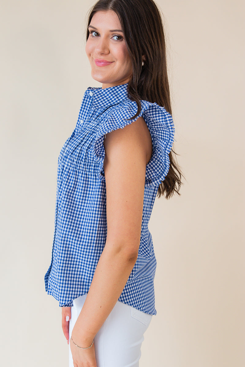 Spring Sing Gingham Top