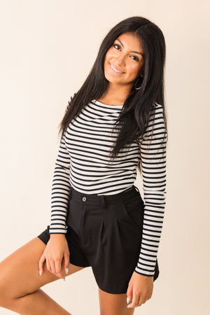 Pristine Striped Tee