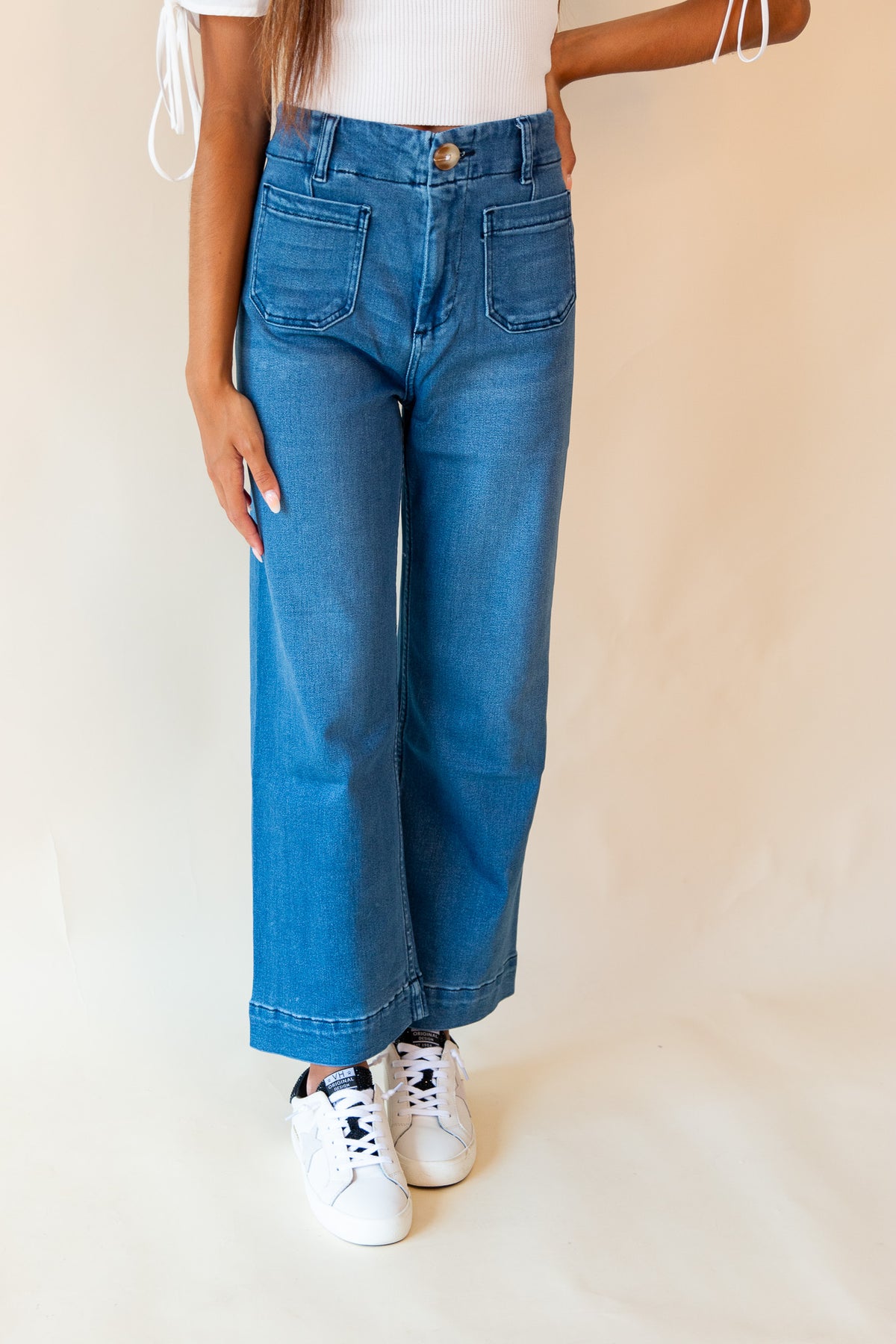 Bleu De France Super High Rise Leg/Cropped 29