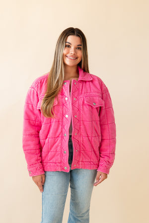Miley Quilted Oversized Jacket