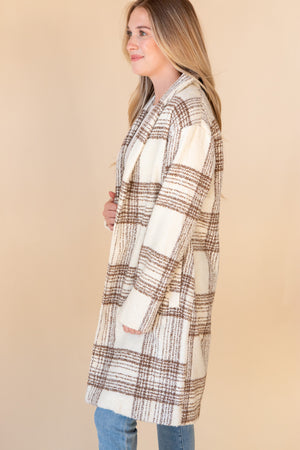 Morning Stroll Plaid Jacket