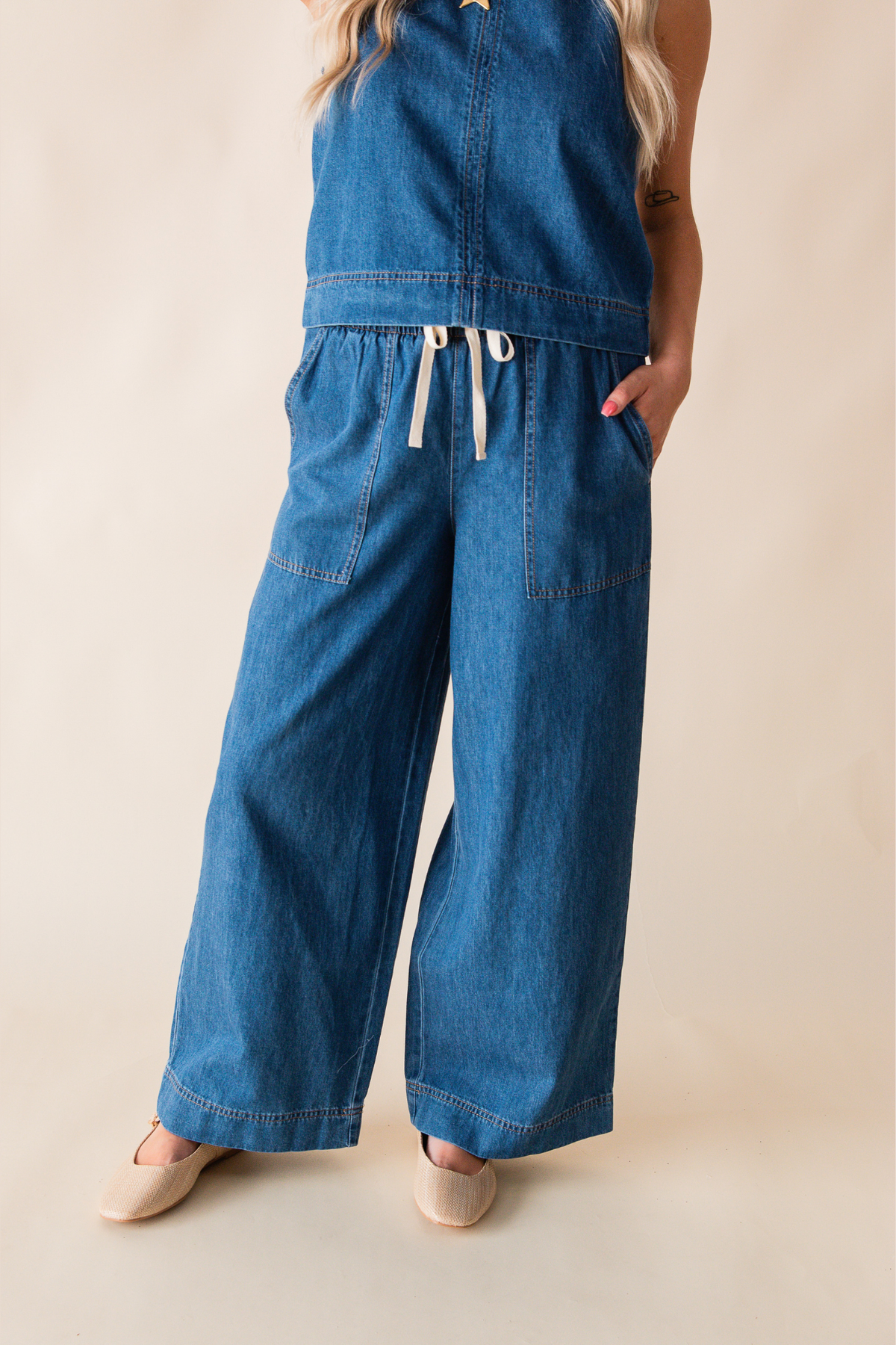 Daycation Denim Utility Pant