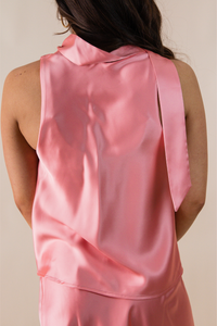 Lilia Cowl Neck Scarf Top