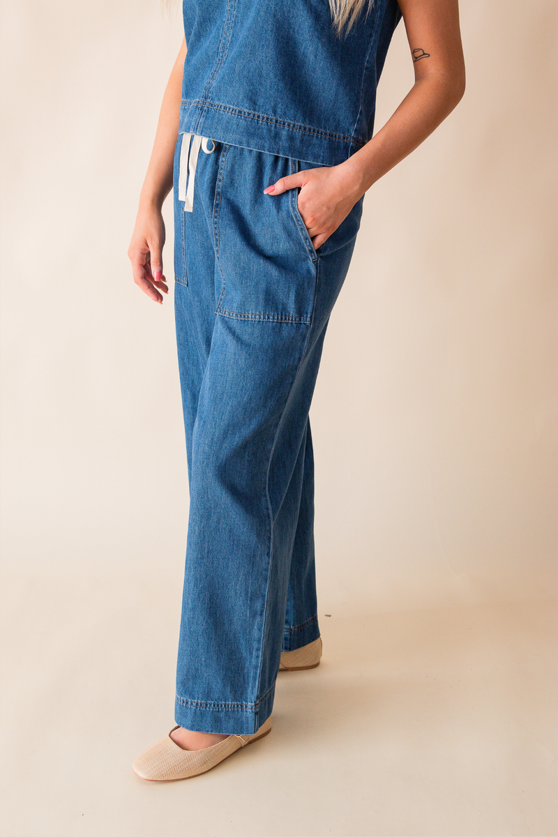 Daycation Denim Utility Pant
