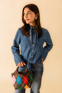 Joline Button Up Top