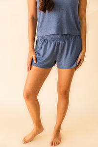 Dawn Smocked Brushed Jersey