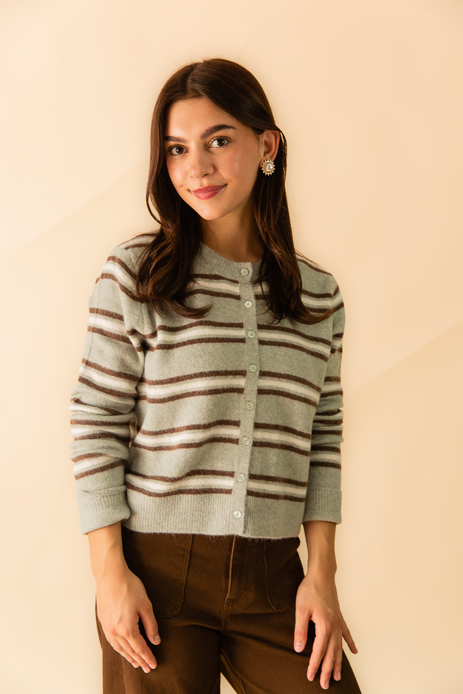 Medina Stripe Cardigan