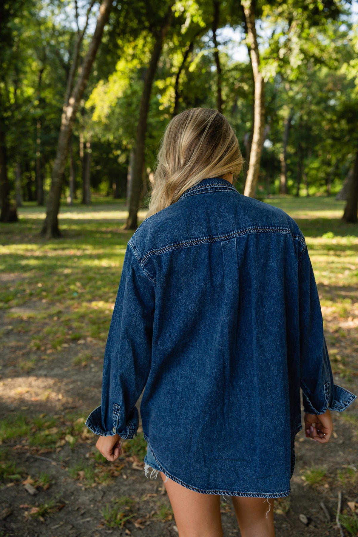 The Oversized Denim Shirt