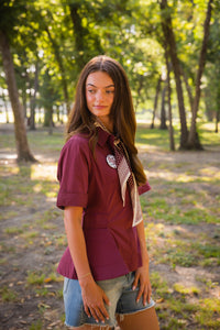 Donna Button Up Top