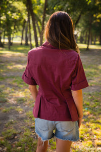 Donna Button Up Top