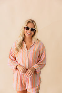 The Perfect Striped Button Up