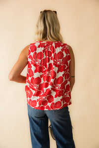 Marina Printed Button Tank