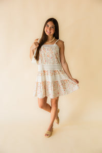 Rosita Lace Trim Mini Dress