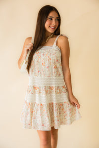 Rosita Lace Trim Mini Dress
