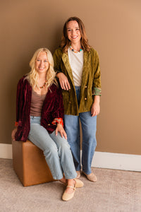 Crushed Velvet Jacket