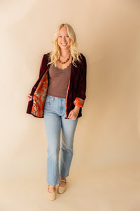 Crushed Velvet Jacket