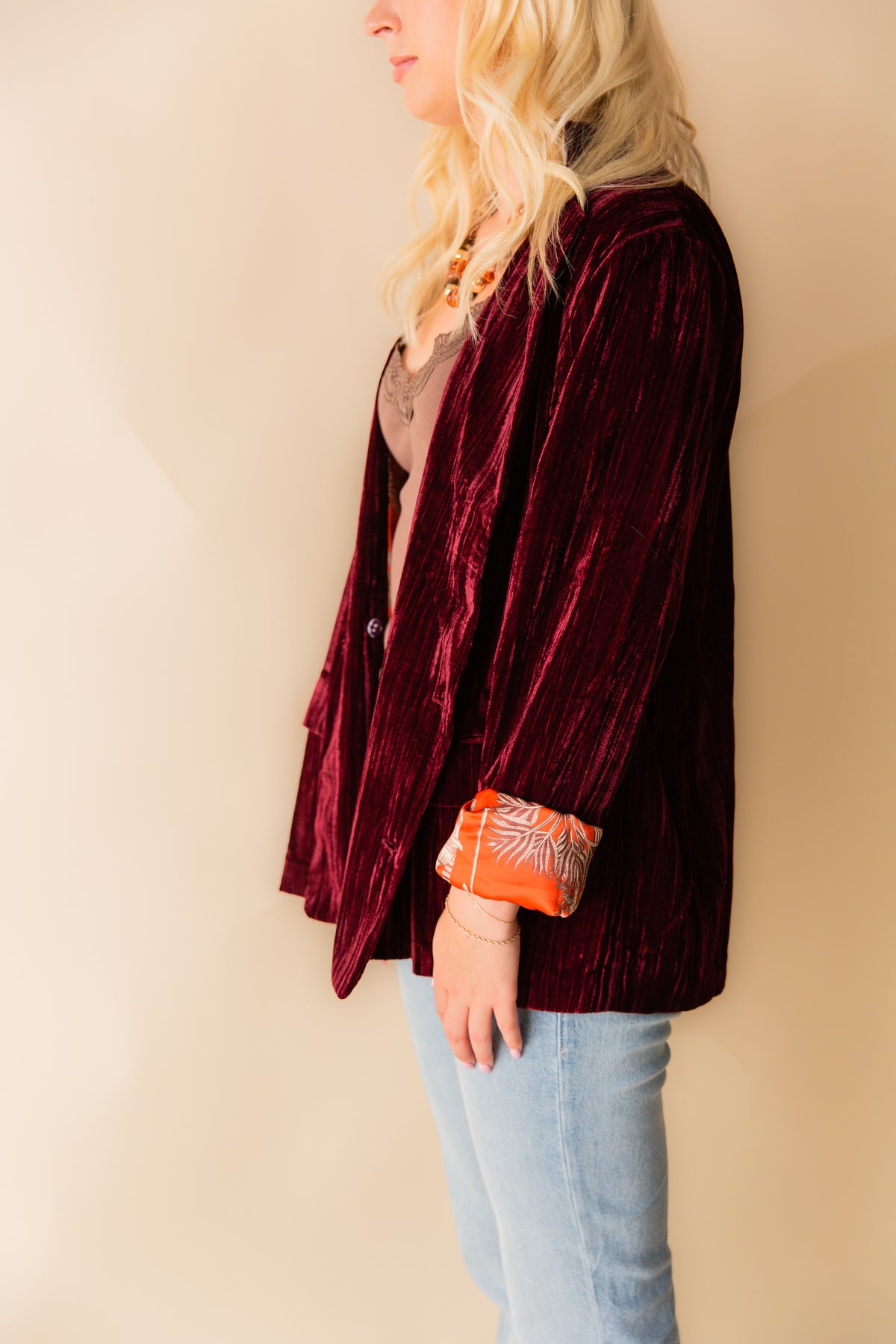 Crushed Velvet Jacket