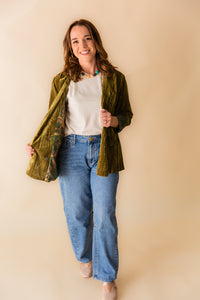 Crushed Velvet Jacket