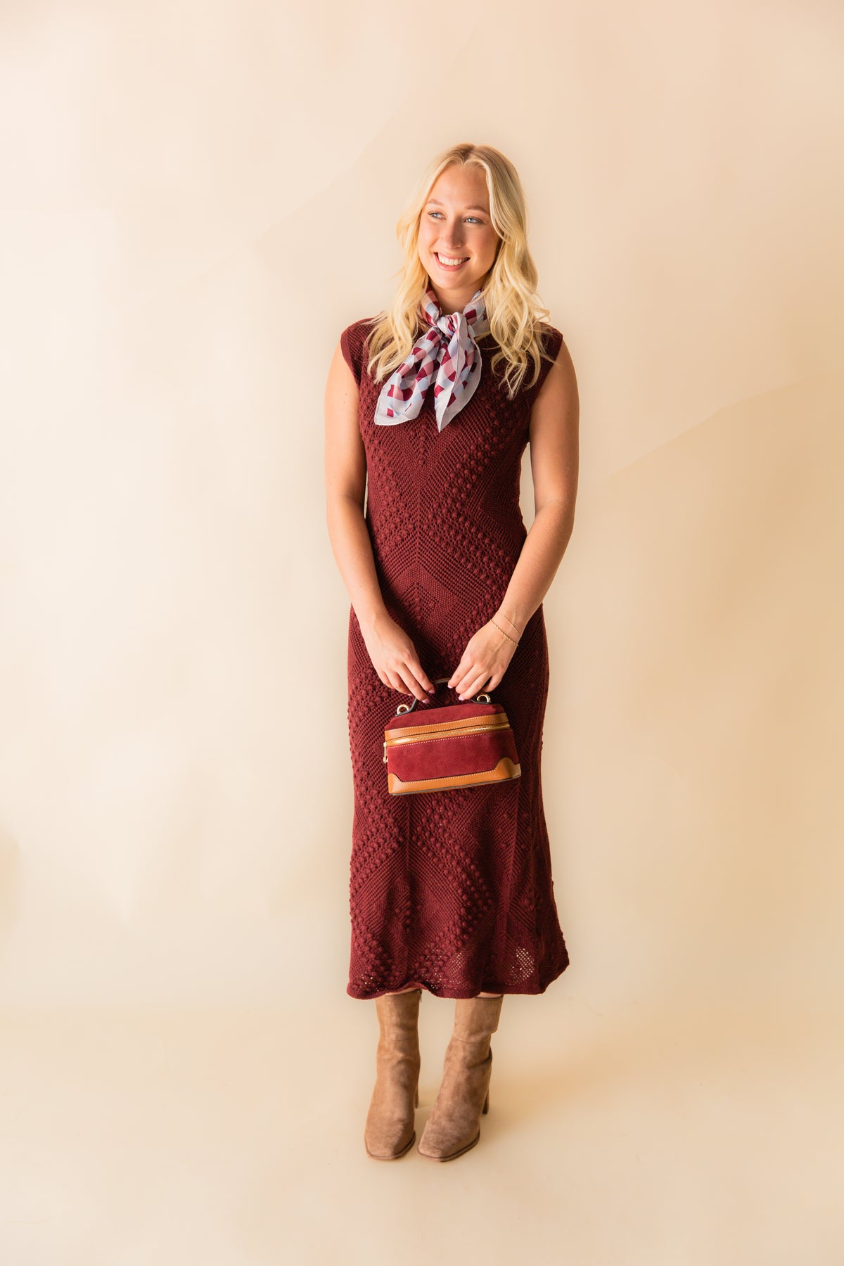Wandering Intricate Knit Dress