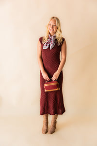 Wandering Intricate Knit Dress