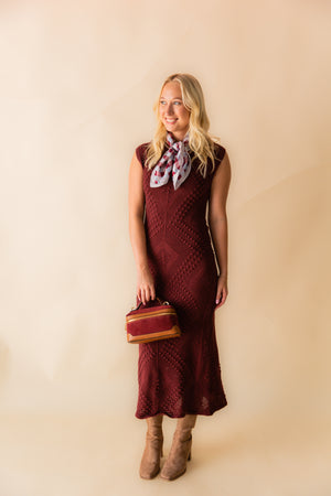 Wandering Intricate Knit Dress
