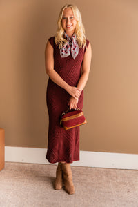 Wandering Intricate Knit Dress