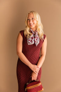Wandering Intricate Knit Dress