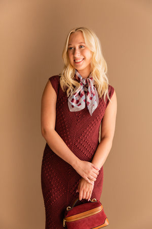 Wandering Intricate Knit Dress