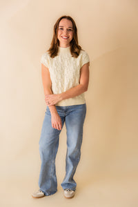 Tati Cable Knit S/S Sweater
