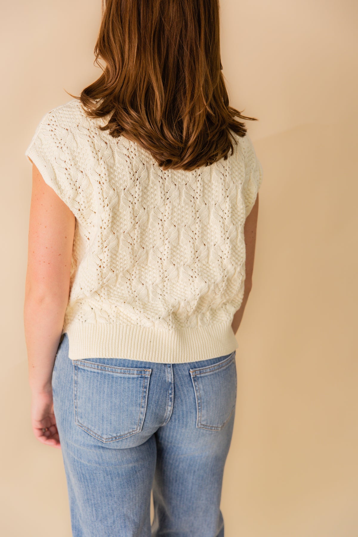Tati Cable Knit S/S Sweater