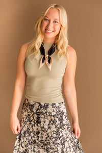 Ronan Mock Neck Tank
