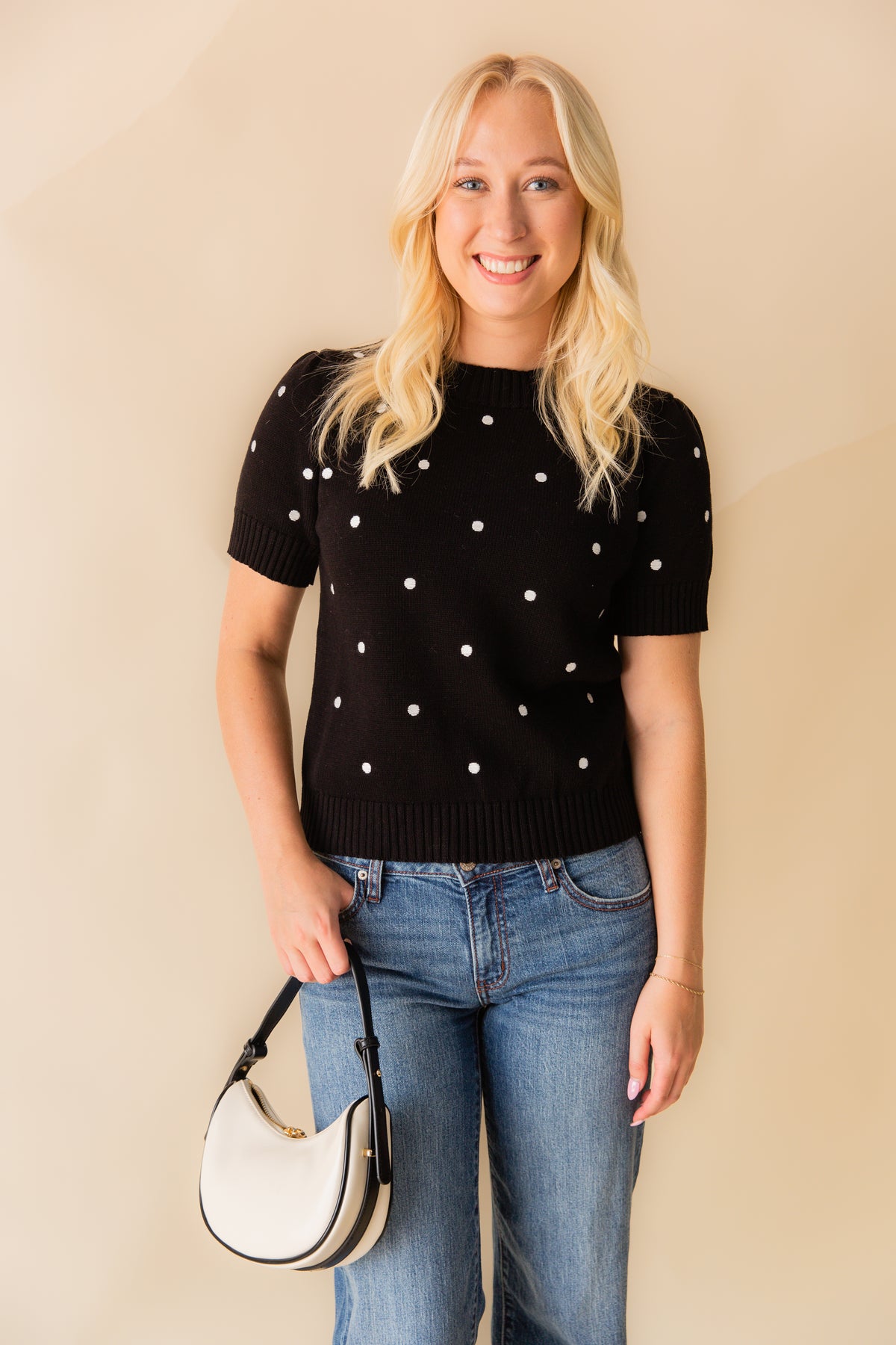 Claire Polka Dot Top