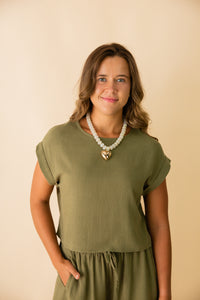 Sugarloaf Cuffed Top