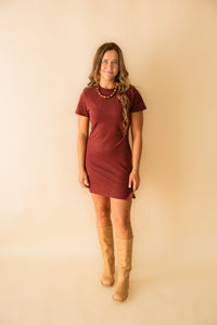 Elle Cotton Front Twist Mini Dress