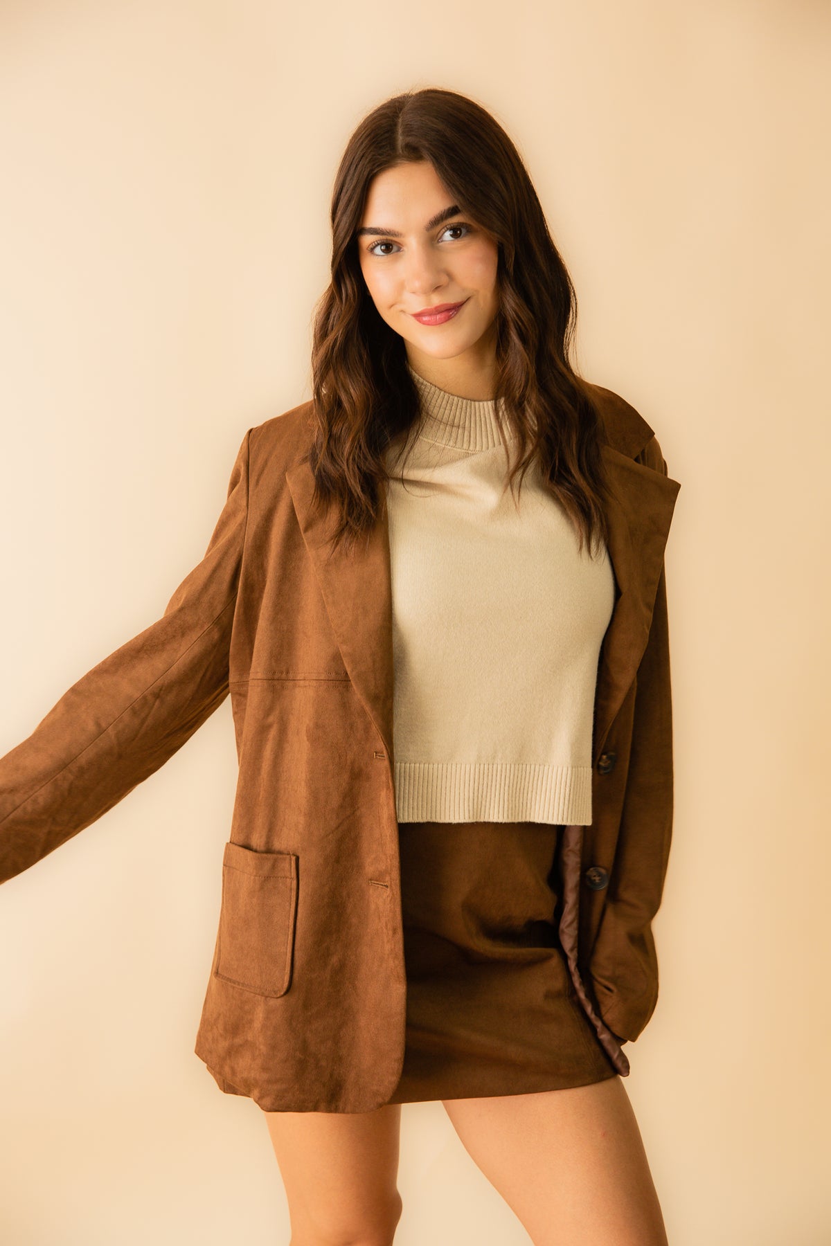 Kaia Suede Blazer