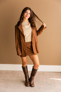 Kaia Suede Blazer