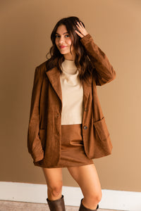 Kaia Suede Blazer