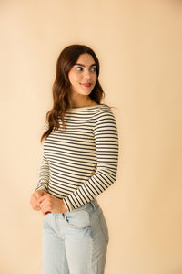 Brioche Boat Neck Top